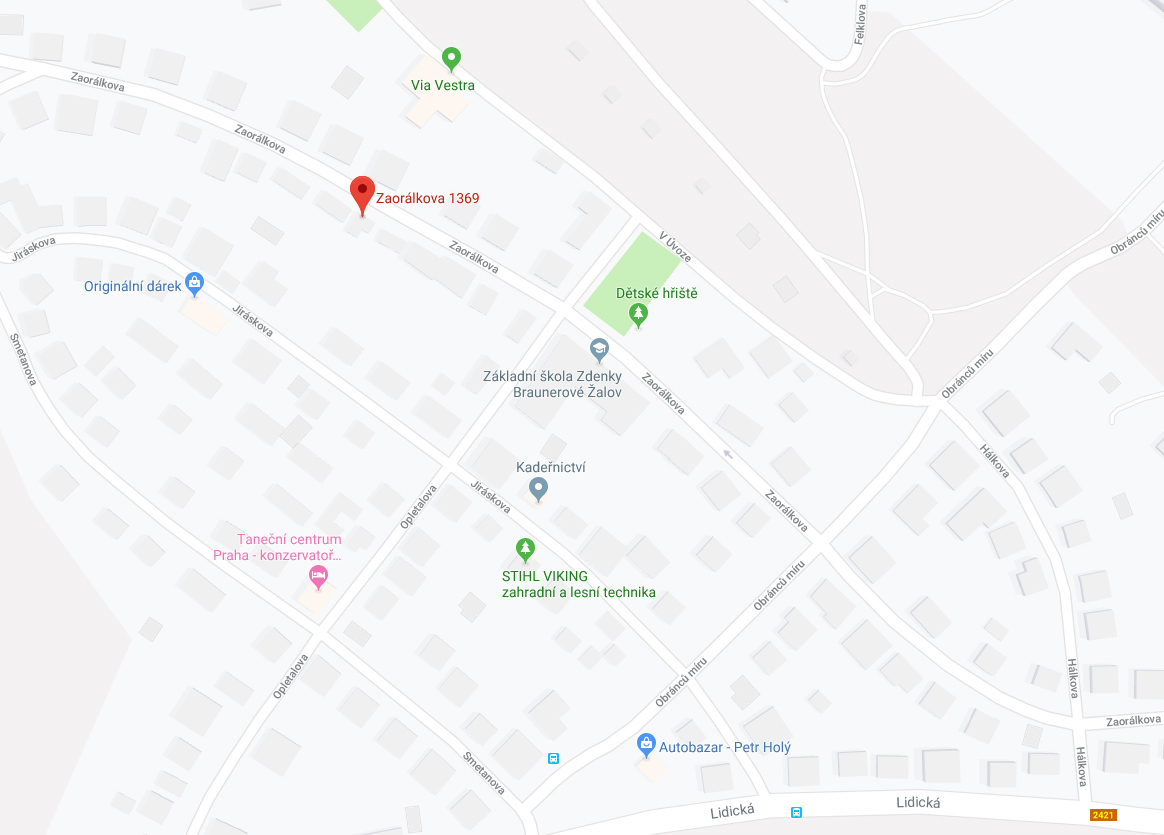 Historickesklo.cz - mapa